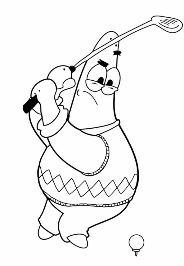 Kids-n-fun.com | Coloring page Patrick Starfish Patrick Starfish